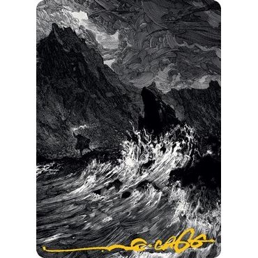 Image for Island Art Card (Gold-Stamped Signature) (78) (ASMID) - Magic: The Gathering