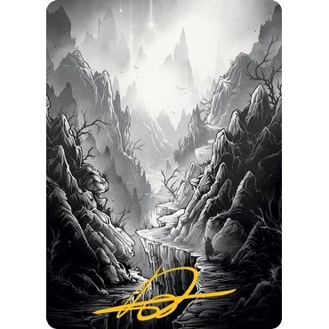 Image for Mountain Art Card (Gold-Stamped Signature) (79) (ASMID) - Magic: The Gathering