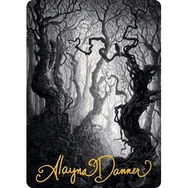 Image for Forest Art Card (80/81) (Gold-Stamped Signature) (80) (ASMID) - Magic: The Gathering