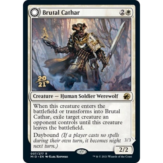 Image for Brutal Cathar (7) (PRE) - Magic: The Gathering