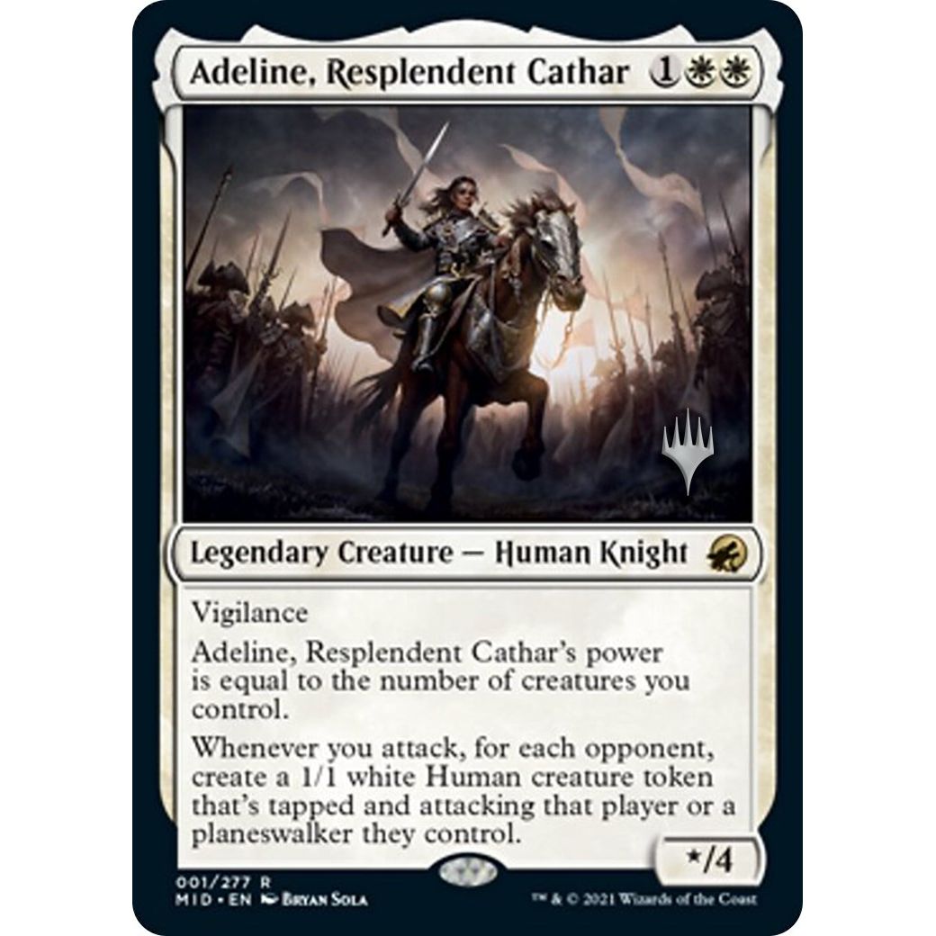 Image for Adeline, Resplendent Cathar (1) (PPMID) - Magic: The Gathering