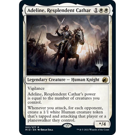 Image for Adeline, Resplendent Cathar (1) (PPMID) - Magic: The Gathering