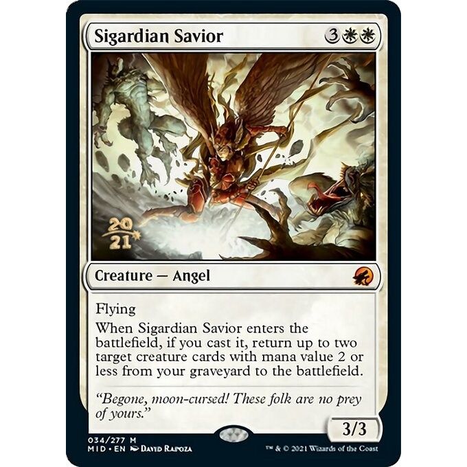 Image for Sigardian Savior (34) (PRE) - Magic: The Gathering