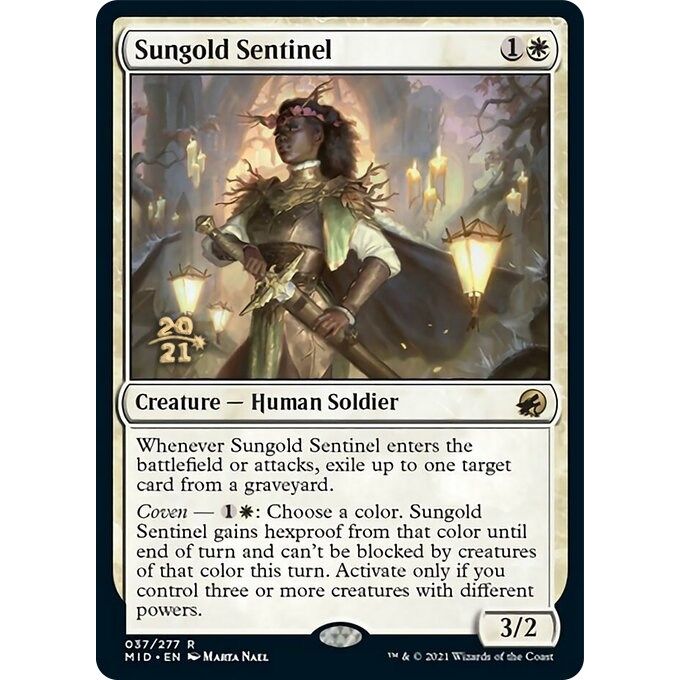 Image for Sungold Sentinel (37) (PRE) - Magic: The Gathering