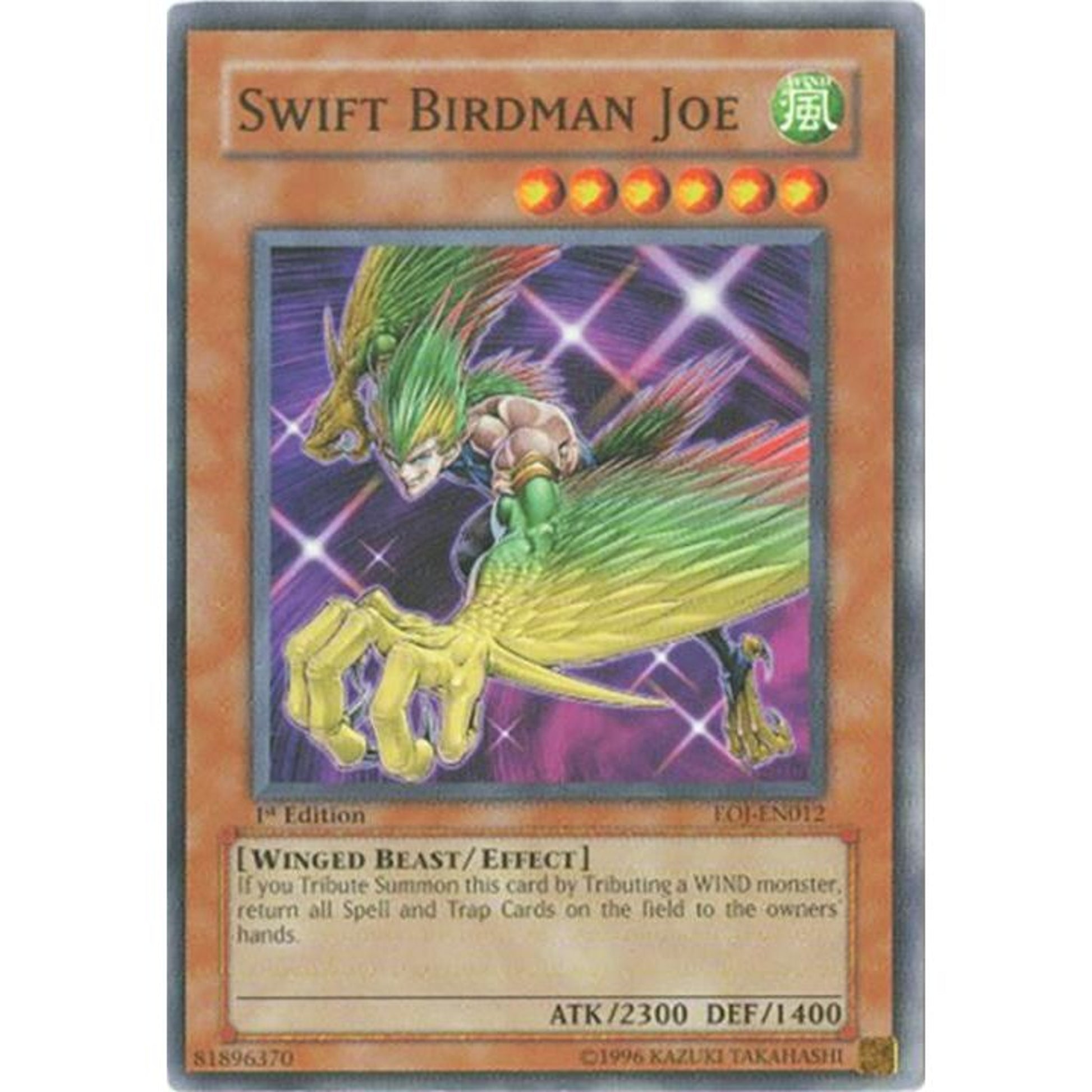 Image for Swift Birdman Joe (EOJ-EN012) (EOJ) - YuGiOh