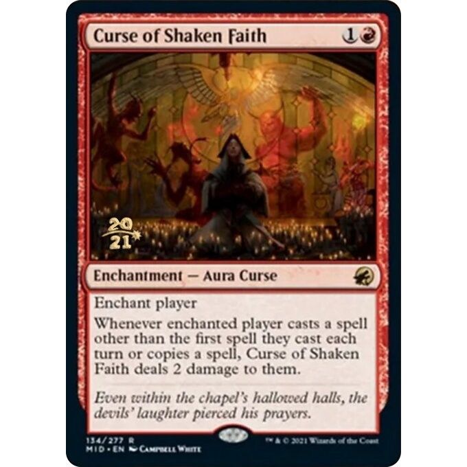 Image for Curse of Shaken Faith (134) (PRE) - Magic: The Gathering