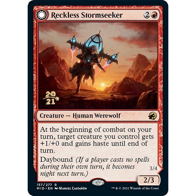 Image for Reckless Stormseeker (157) (PRE) - Magic: The Gathering