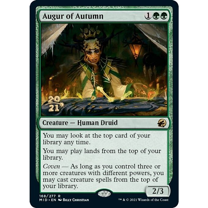 Image for Augur of Autumn (168) (PRE) - Magic: The Gathering