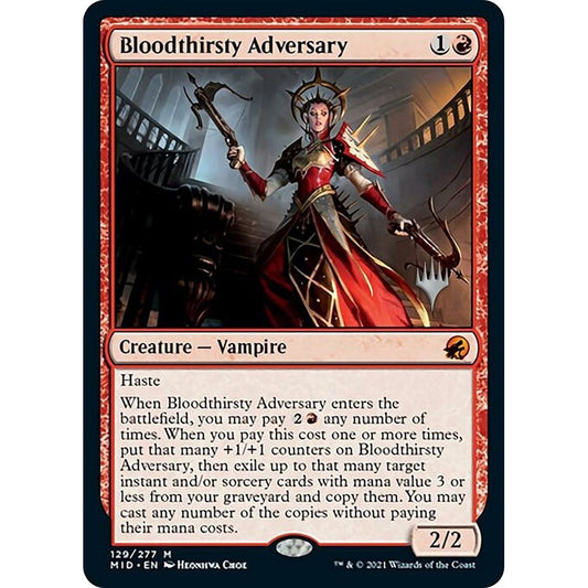 Image for Bloodthirsty Adversary (129) (PPMID) - Magic: The Gathering