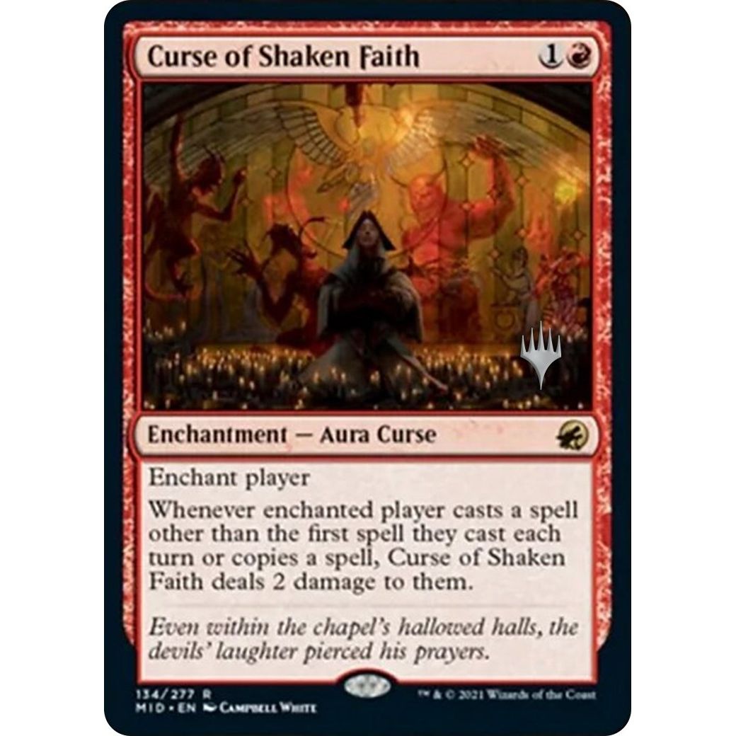 Image for Curse of Shaken Faith (134) (PPMID) - Magic: The Gathering