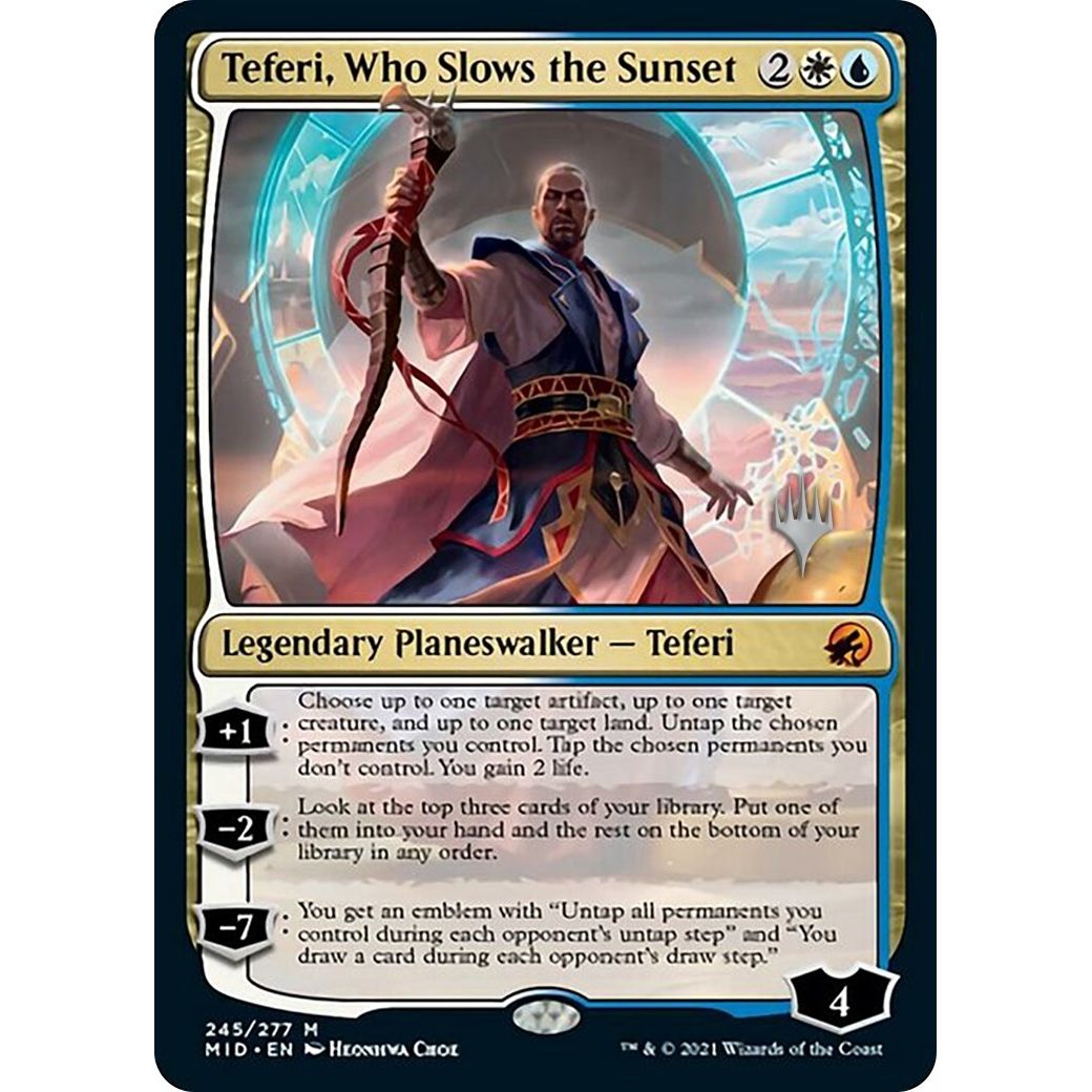 Image for Teferi, Who Slows the Sunset (245) (PPMID) - Magic: The Gathering