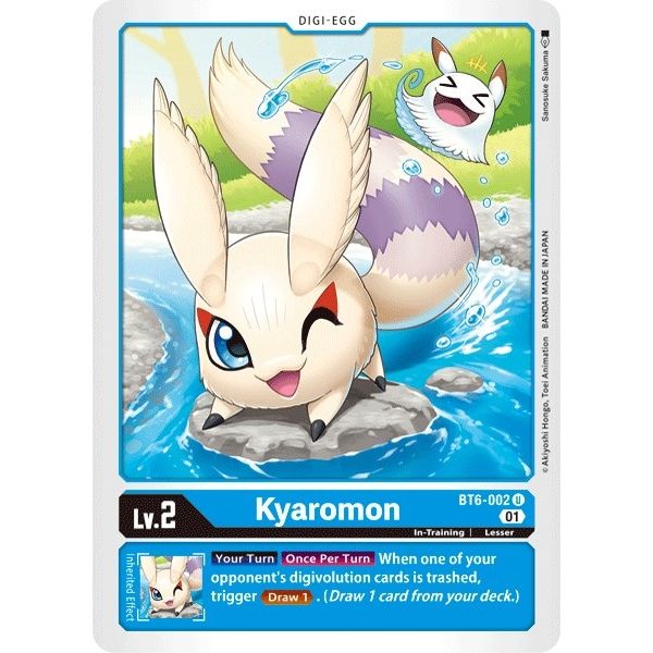 Image for Kyaromon (BT6-002 U) (BT06) - Digimon Card Game