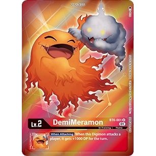 Image for DemiMeramon (Box Topper) (BT6-001 U) (BT06) - Digimon Card Game