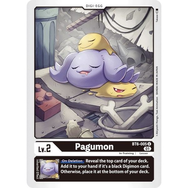 Image for Pagumon (BT6-005 U) (BT06) - Digimon Card Game
