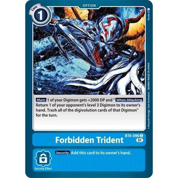 Image for Forbidden Trident (BT6-096 C) (BT06) - Digimon Card Game