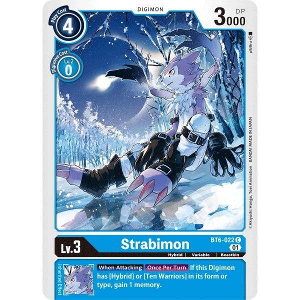 Image for Strabimon (BT6-022 C) (BT06) - Digimon Card Game