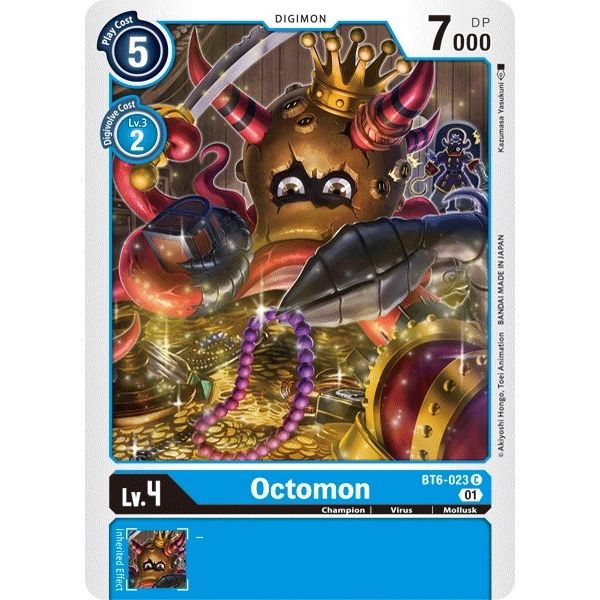 Image for Octomon (BT6-023 C) (BT06) - Digimon Card Game