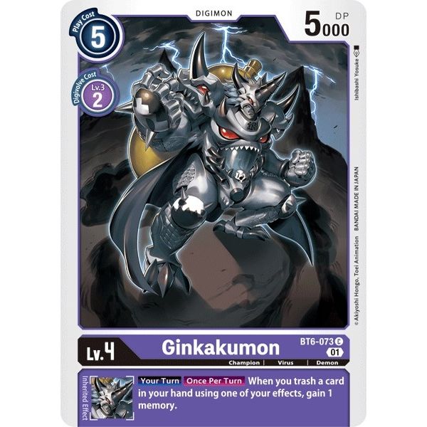 Image for Ginkakumon (BT6-073 C) (BT06) - Digimon Card Game