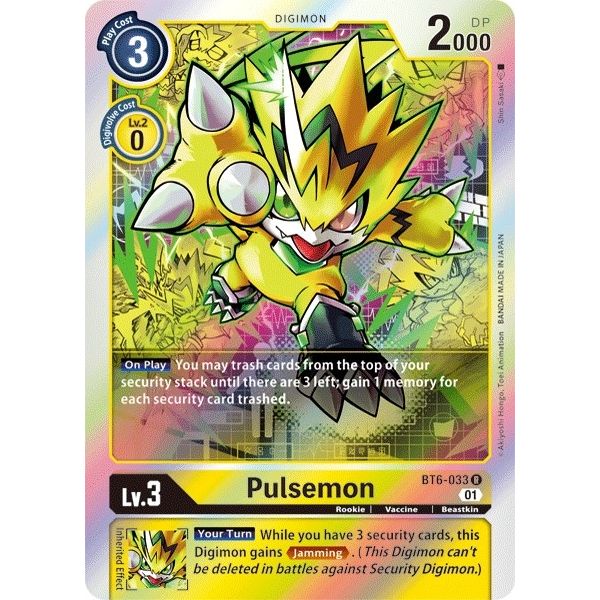 Image for Pulsemon (BT6-033 R) (BT06) - Digimon Card Game