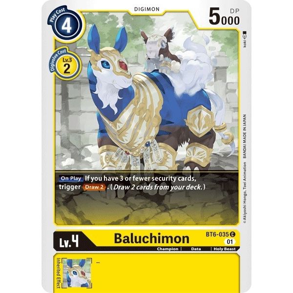 Image for Baluchimon (BT6-035 C) (BT06) - Digimon Card Game