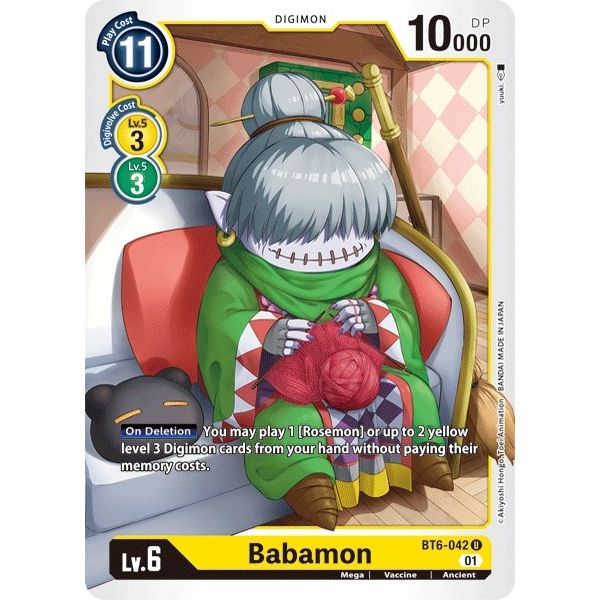 Image for Babamon (BT6-042 U) (BT06) - Digimon Card Game