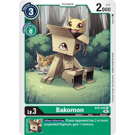 Image for Bakomon (BT6-045 C) (BT06) - Digimon Card Game