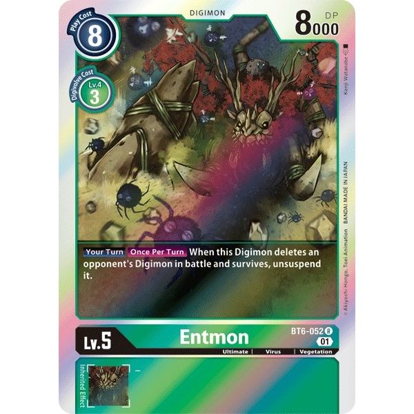 Image for Entmon (BT6-052 R) (BT06) - Digimon Card Game