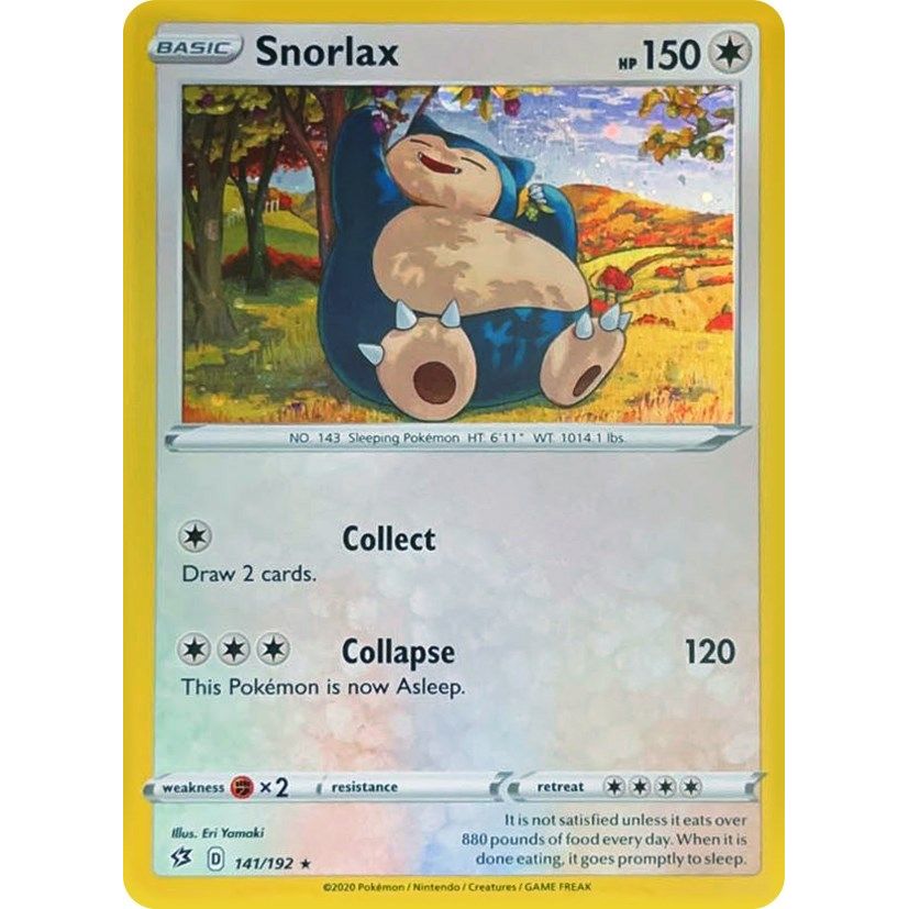 Image for Snorlax - 141/192 (Cosmos Holo) (141/192) (MCAP) - Pokemon
