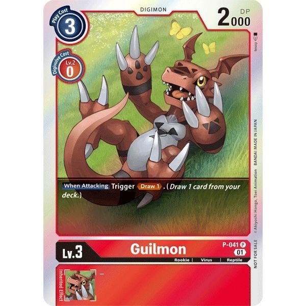 Image for Guilmon (P-041 P) (D-PR) - Digimon Card Game