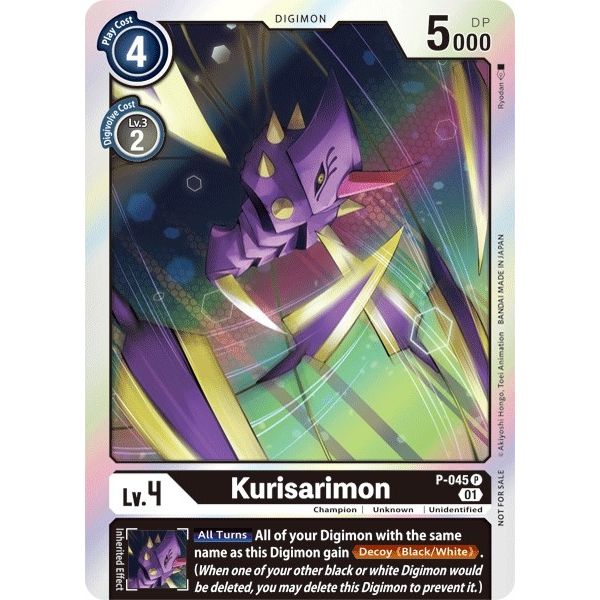 Image for Kurisarimon (P-045 P) (D-PR) - Digimon Card Game