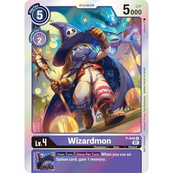Image for Wizardmon (P-046 P) (D-PR) - Digimon Card Game