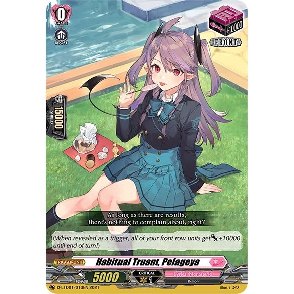 Image for Habitual Truant, Pelageya (D-LTD01/013EN) (D-LTD01) - Cardfight Vanguard