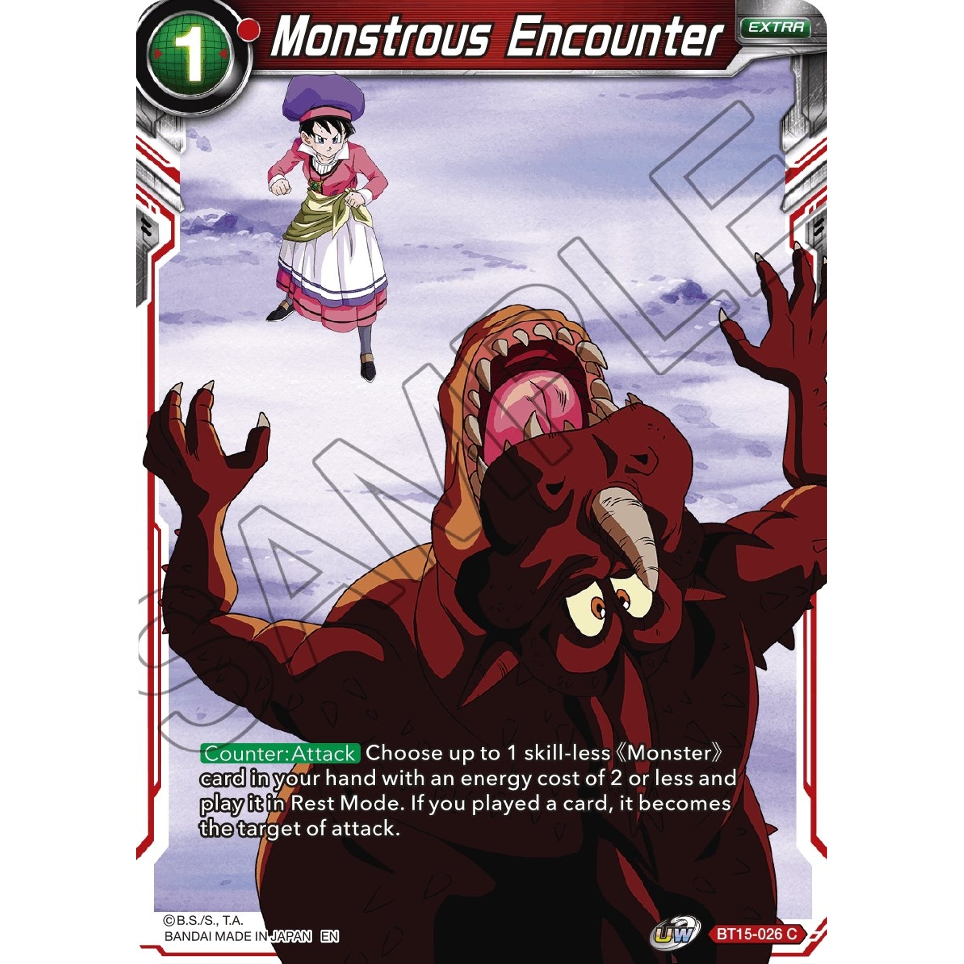 Image for Monstrous Encounter (BT15-026) (DBS-B15) - Dragon Ball Super: Masters