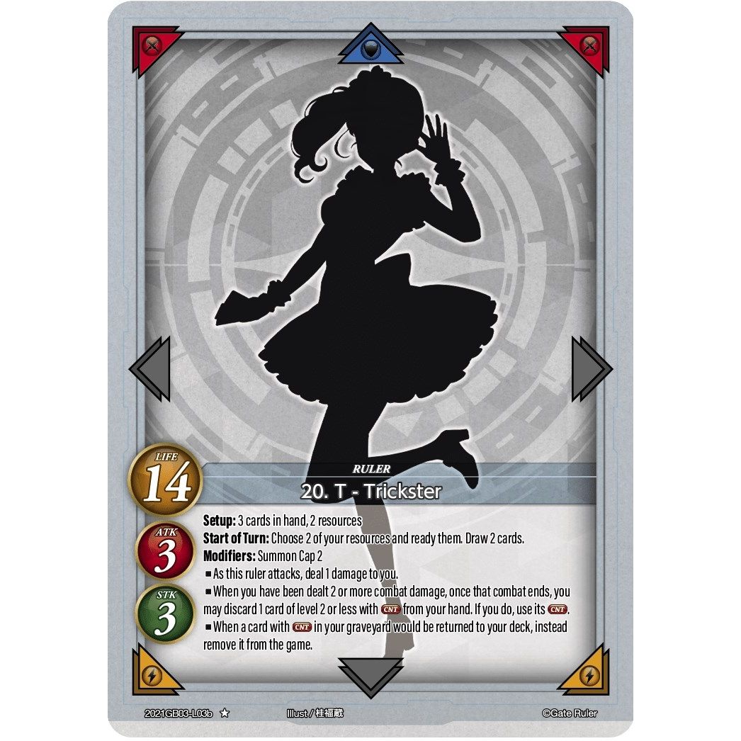 Image for 20. T - Trickster (B) (2021GB03-L03b) (GB03) - Gate Ruler