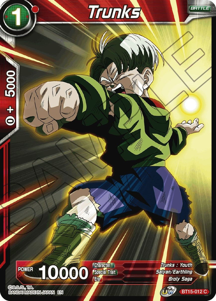 Image for Trunks (BT15-012) (DBS-B15) - Dragon Ball Super: Masters