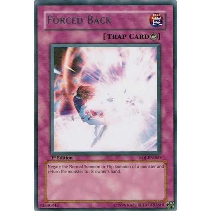 Image for Forced Back (EOJ-EN060) (EOJ) - YuGiOh