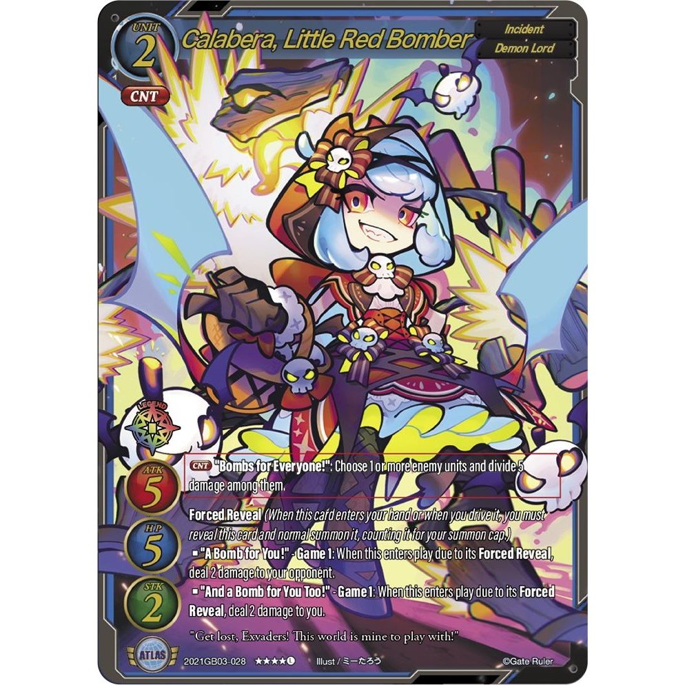 Image for Calabera, Little Red Bomber (2021GB03-28) (GB03) - Gate Ruler