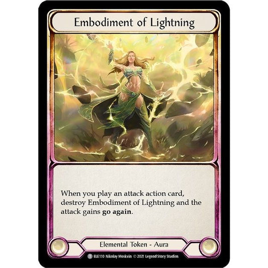 Image for Embodiment of Lightning // Titan's Fist (ELE110 // ELE202) (ELE) - Flesh and Blood TCG