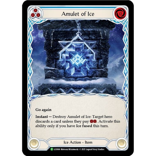 Image for Amulet of Ice - LGS064 (LGS064) (PR) - Flesh and Blood TCG