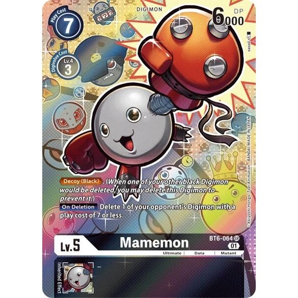 Image for Mamemon (Alternate Art) (BT6-064 SR) (BT06) - Digimon Card Game