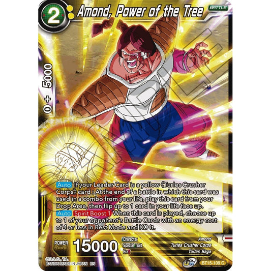 Image for Amond, Power of the Tree (BT15-109) (DBS-B15) - Dragon Ball Super: Masters