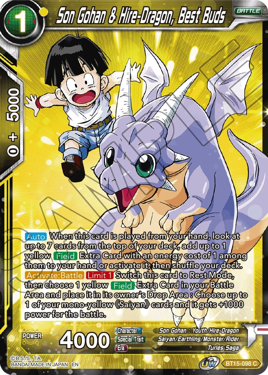 Image for Son Gohan & Hire-Dragon, Best Buds (BT15-098) (DBS-B15) - Dragon Ball Super: Masters