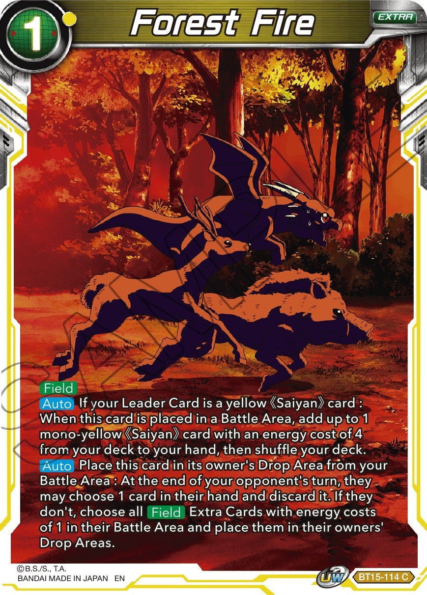 Image for Forest Fire (BT15-114) (DBS-B15) - Dragon Ball Super: Masters