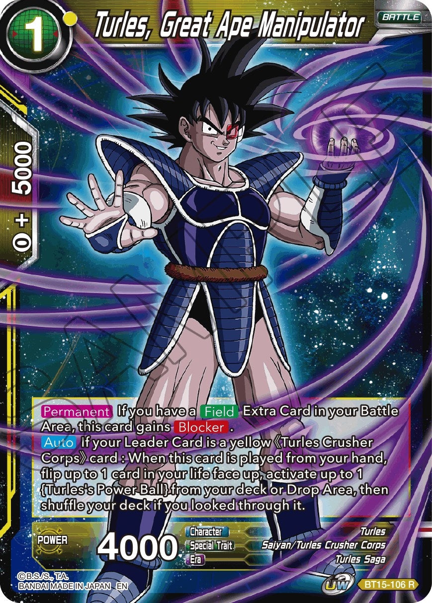 Image for Turles, Great Ape Manipulator (BT15-106) (DBS-B15) - Dragon Ball Super: Masters