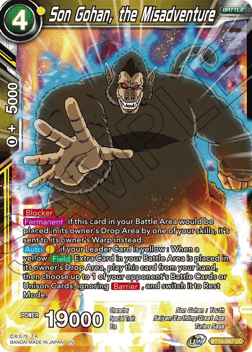Image for Son Gohan, the Misadventure (BT15-097) (DBS-B15) - Dragon Ball Super: Masters