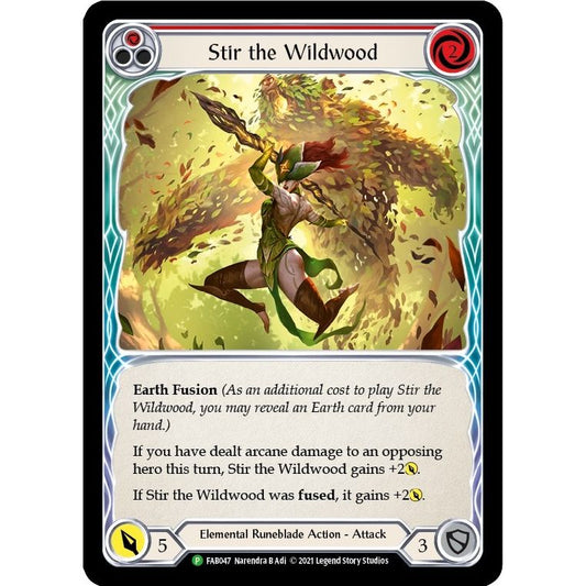 Image for Stir the Wildwood (Alternate Art) - FAB047 (FAB047) (PR) - Flesh and Blood TCG