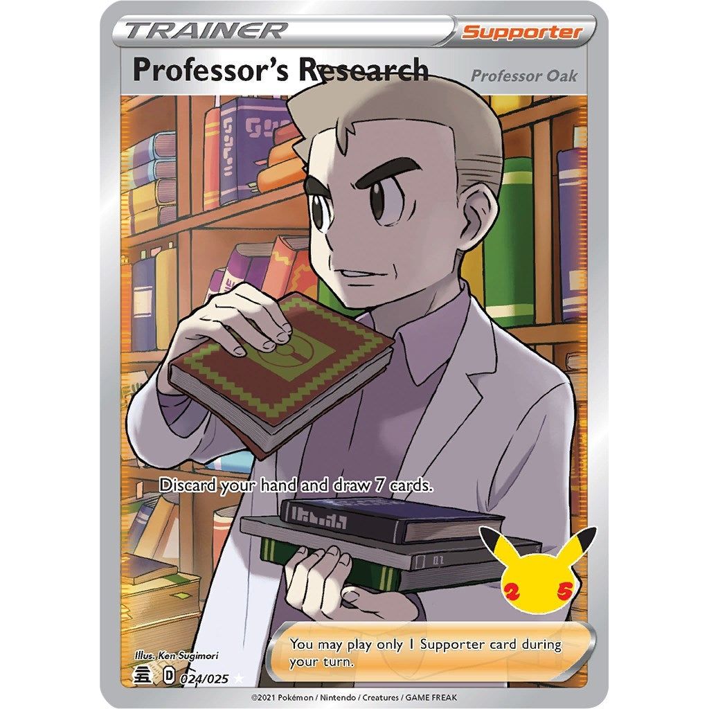 Image for Professor's Research (Full Art) (024/025) (CLB) - Pokemon