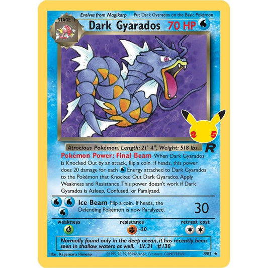 Image for Dark Gyarados (8/82) (CCC) - Pokemon