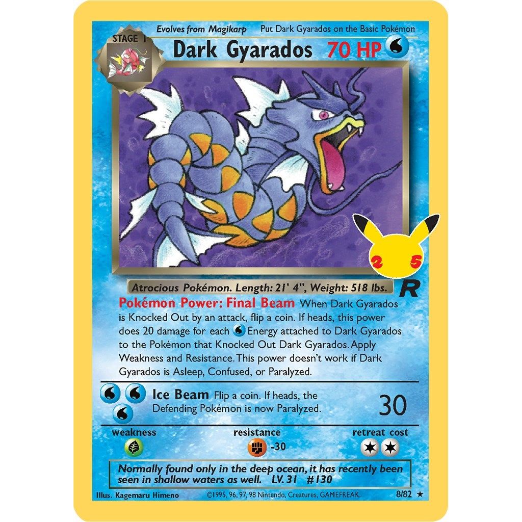 Image for Dark Gyarados (8/82) (CCC) - Pokemon