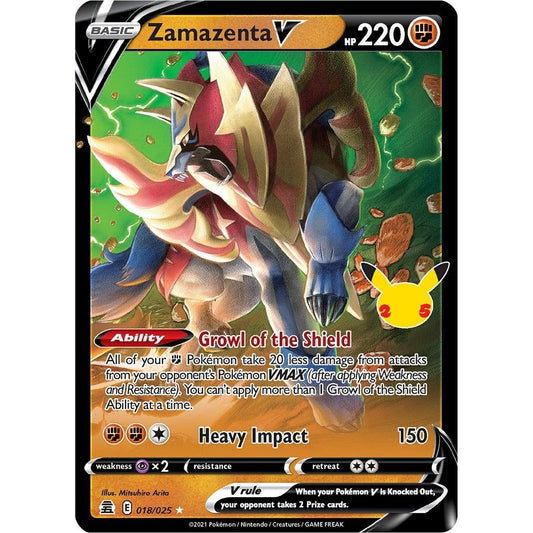 Image for Zamazenta V (018/025) (CLB) - Pokemon
